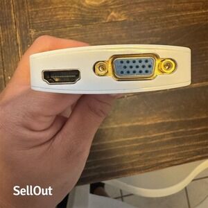 Mini DisplayPort to HDMI VGA Adapter Thunderbolt Port Display Adapter